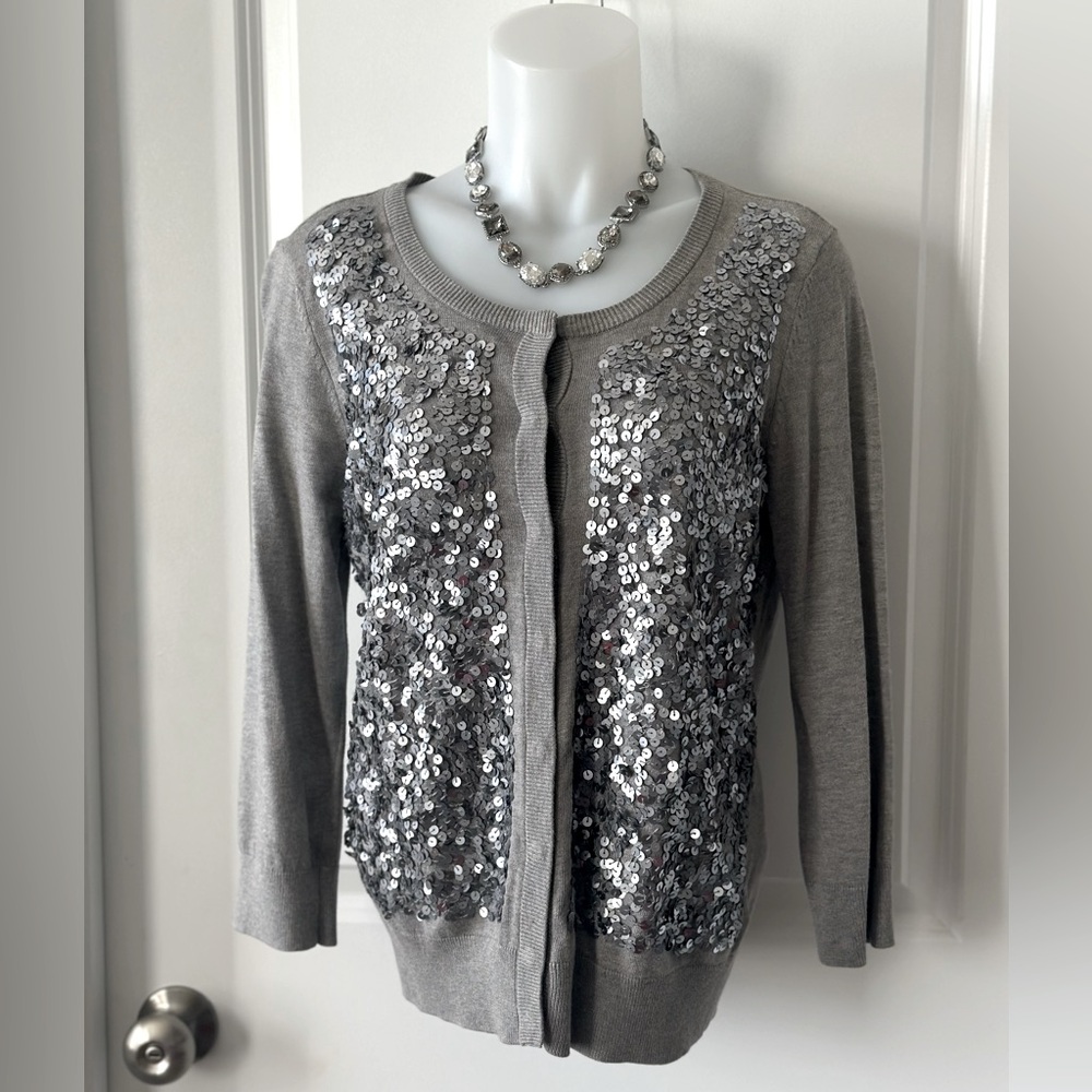 Talbots Sequin Cardigan